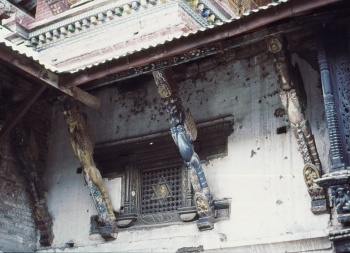 Temple sur le chemin de Swayambunath