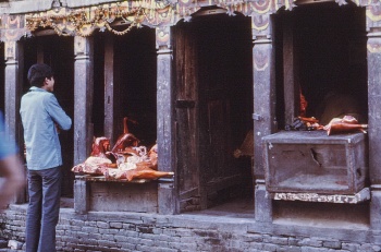 Butcher in Kathmandu